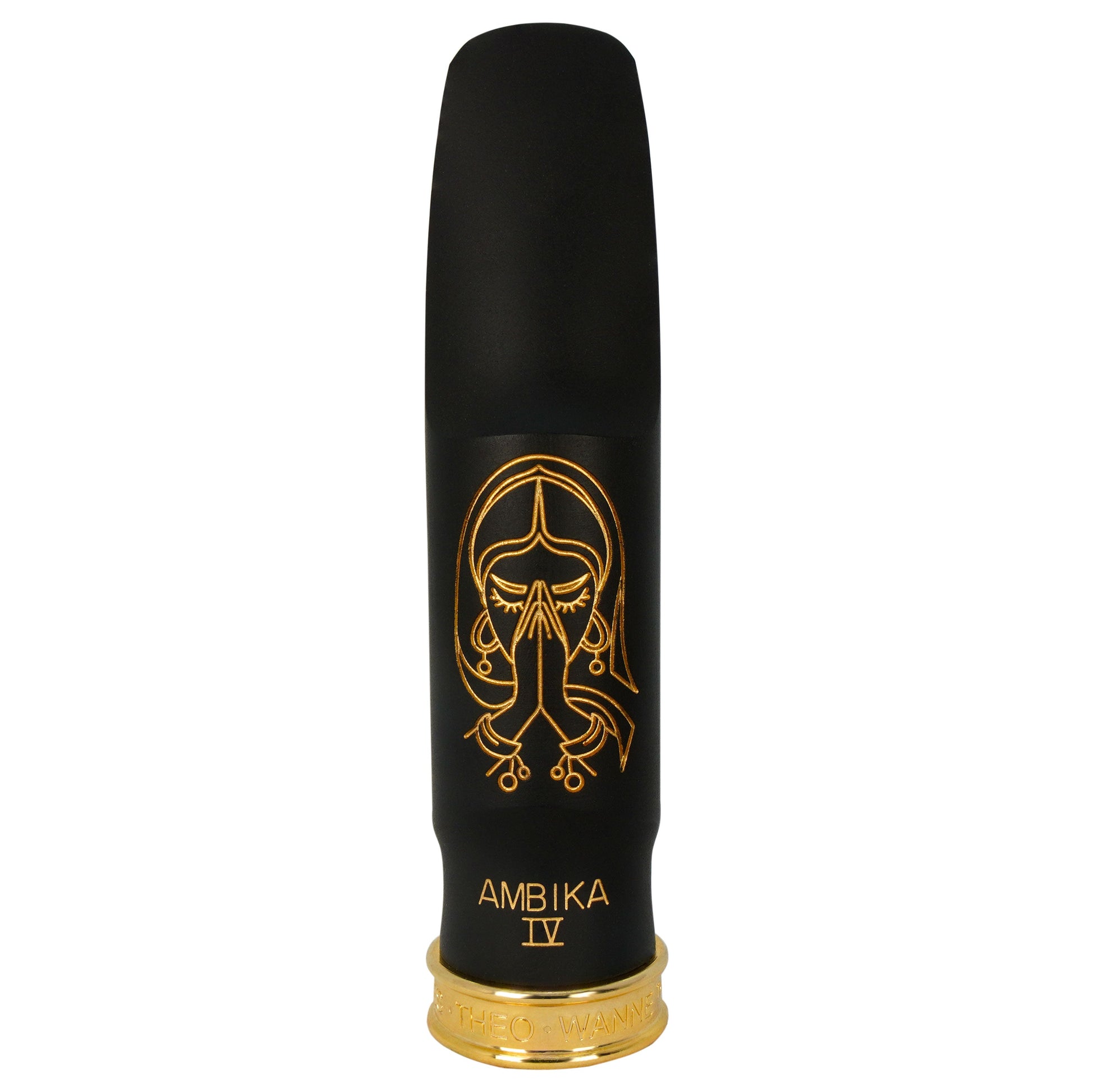 AMBIKA Tenor Saxophone Mouthpiece Black Front