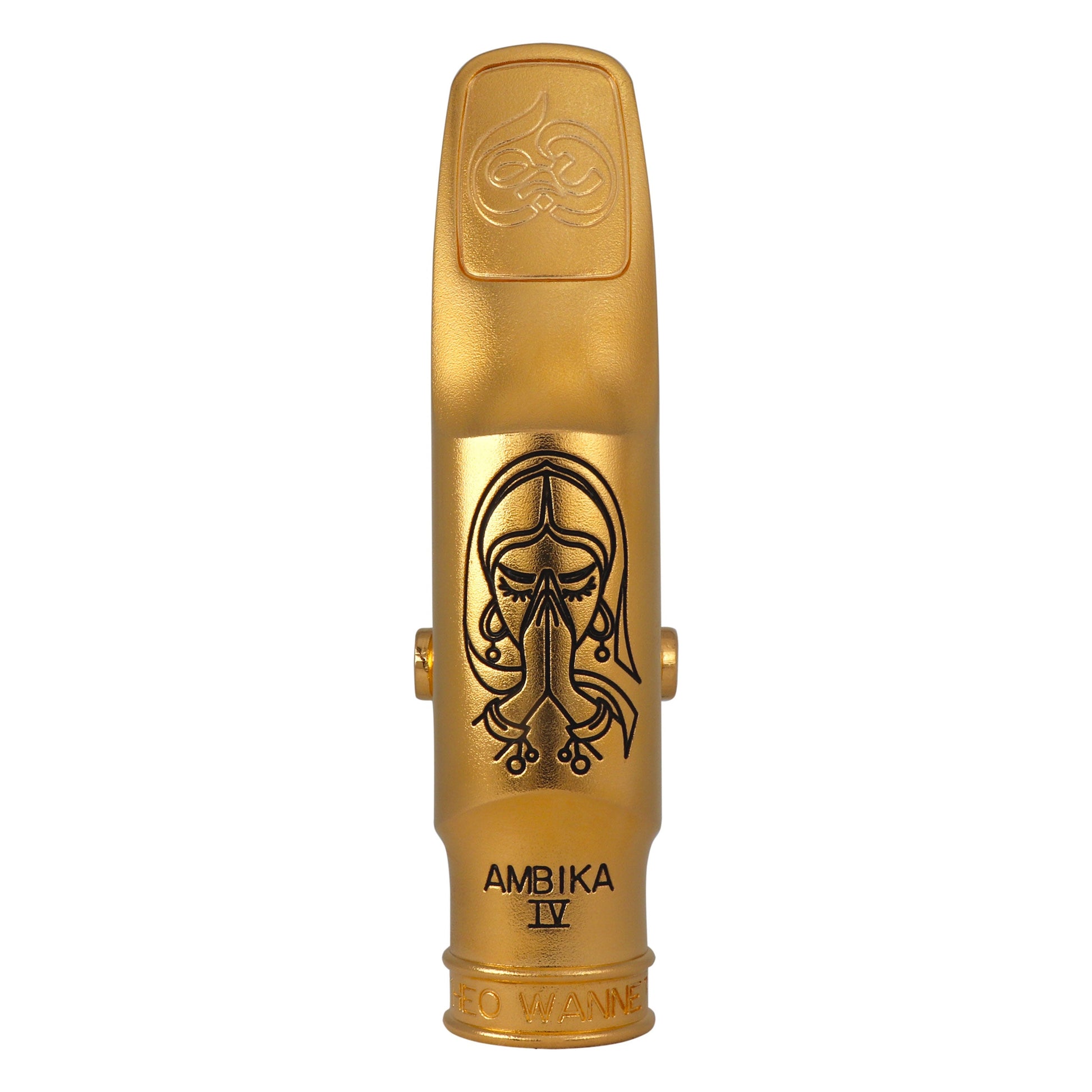 AMBIKA Tenor Saxophone Mouthpiece Gold Front