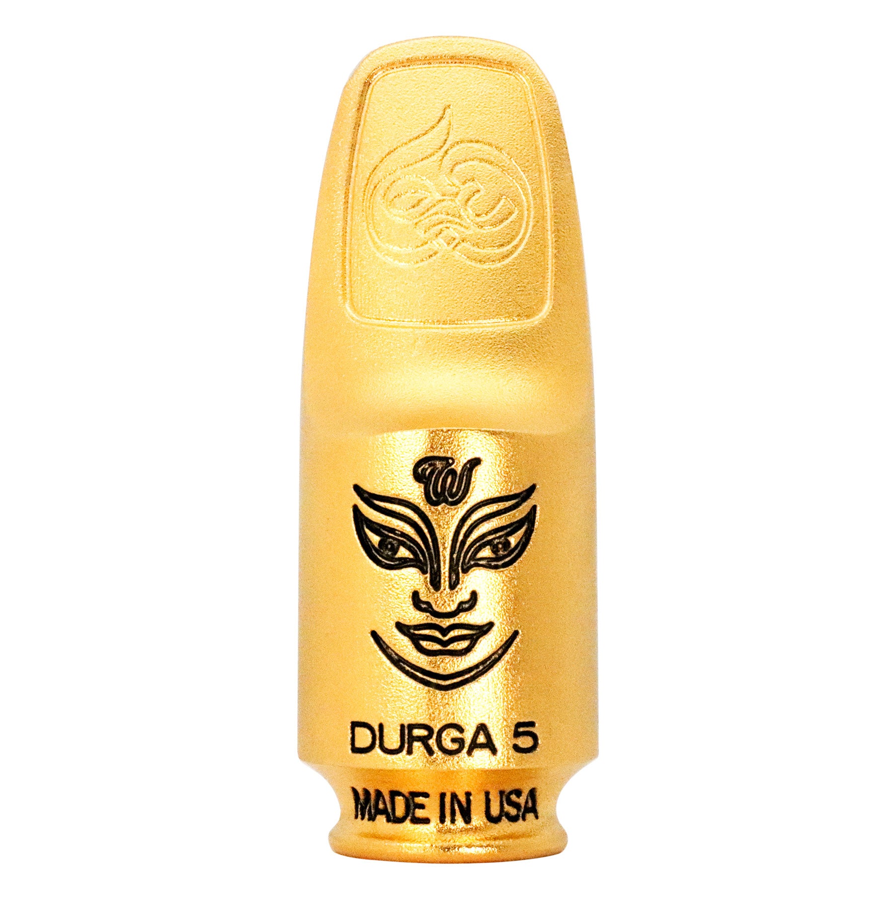 DURGA Soprano Saxophone Mouthpiece Gold Front