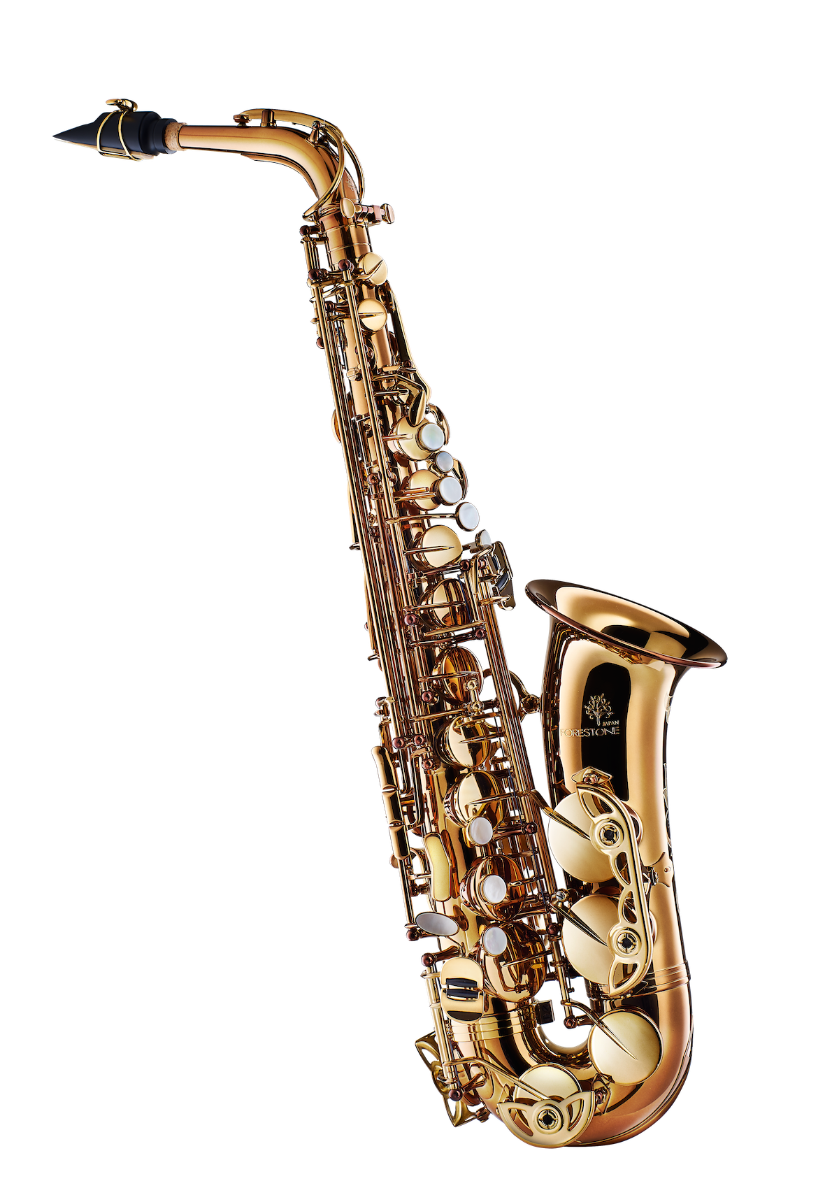 forestone alto gx saxophone cognac finish