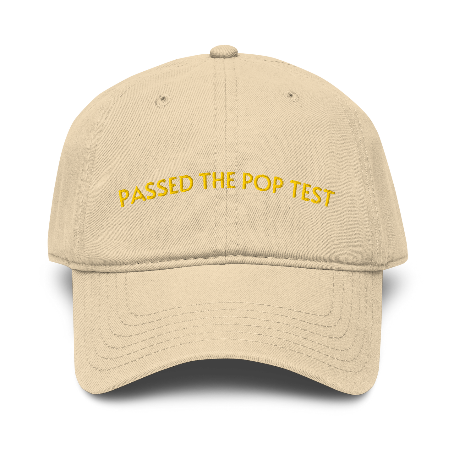passed the pop test hat khaki