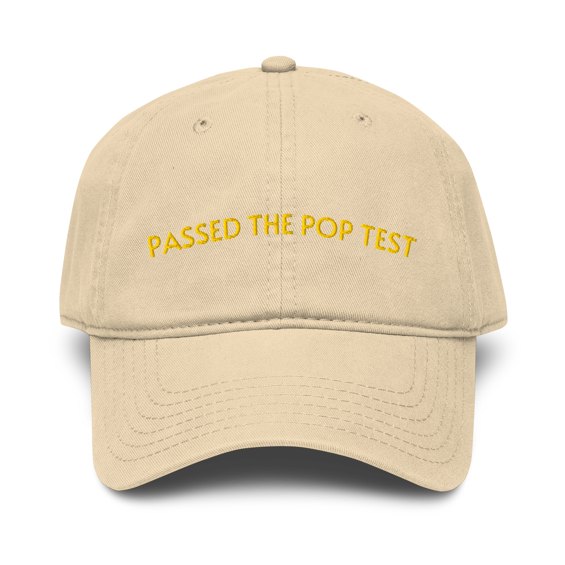 passed the pop test hat khaki