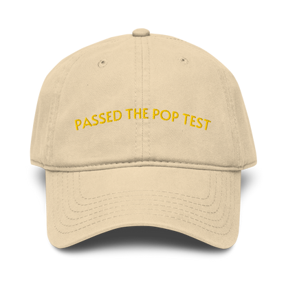 passed the pop test hat khaki