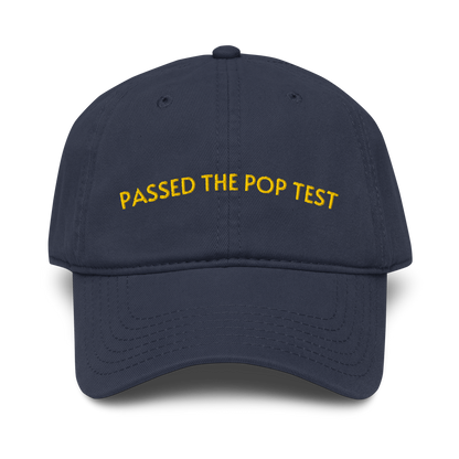 passed the pop test hat navy